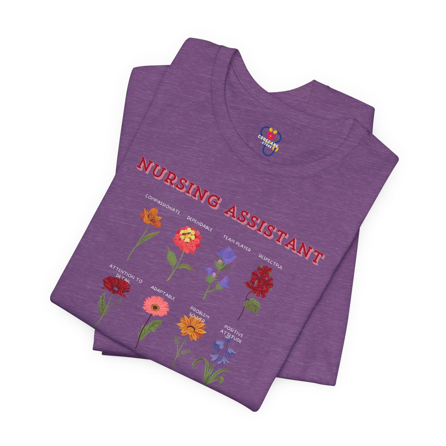 Flower Power Nursing Assistant T-shirt