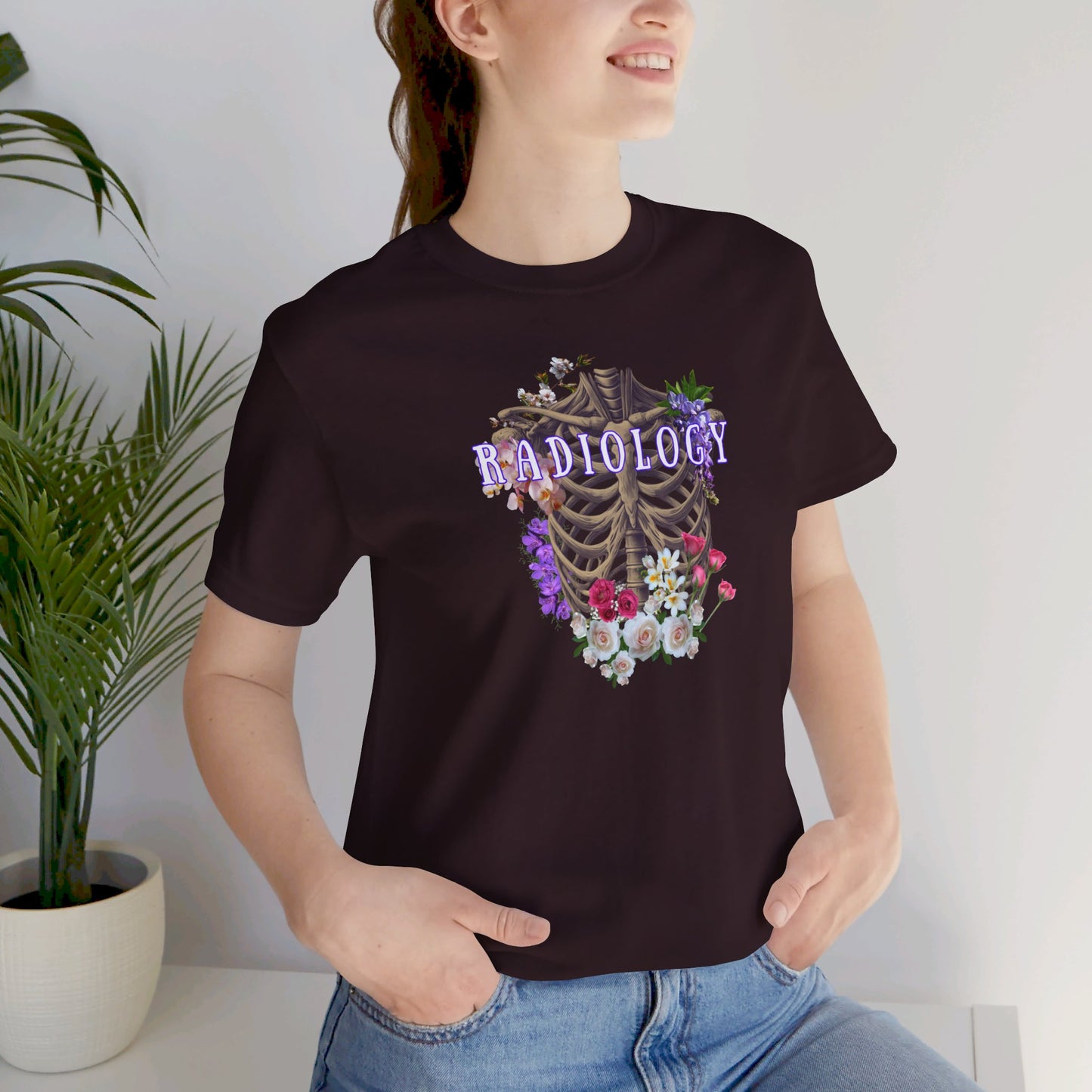 Floral Rib Radiology T-shirt