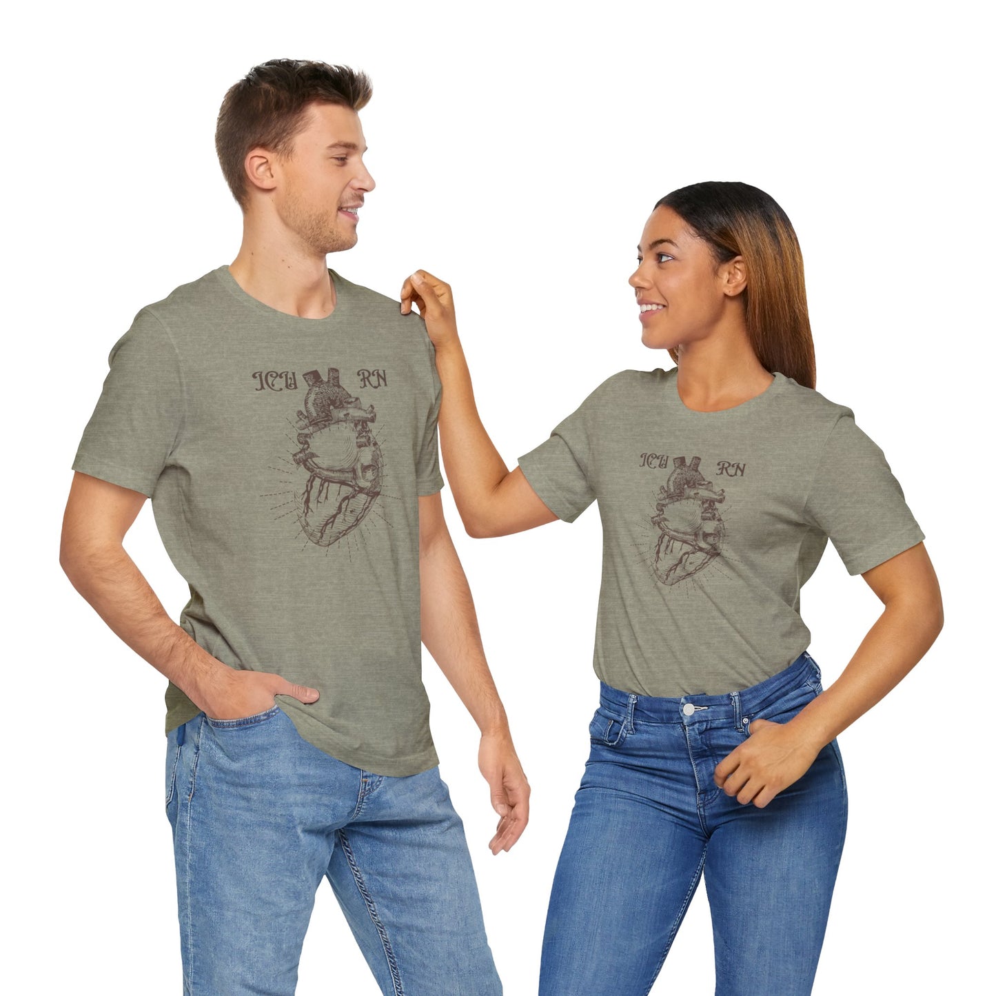 Big Heart ICU Nurse T-shirt
