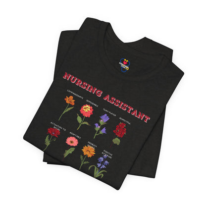 Flower Power Nursing Assistant T-shirt