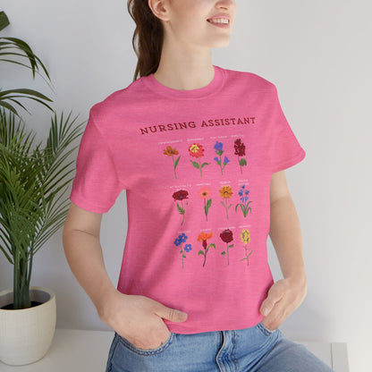 Flower Power Nursing Assistant T-shirt