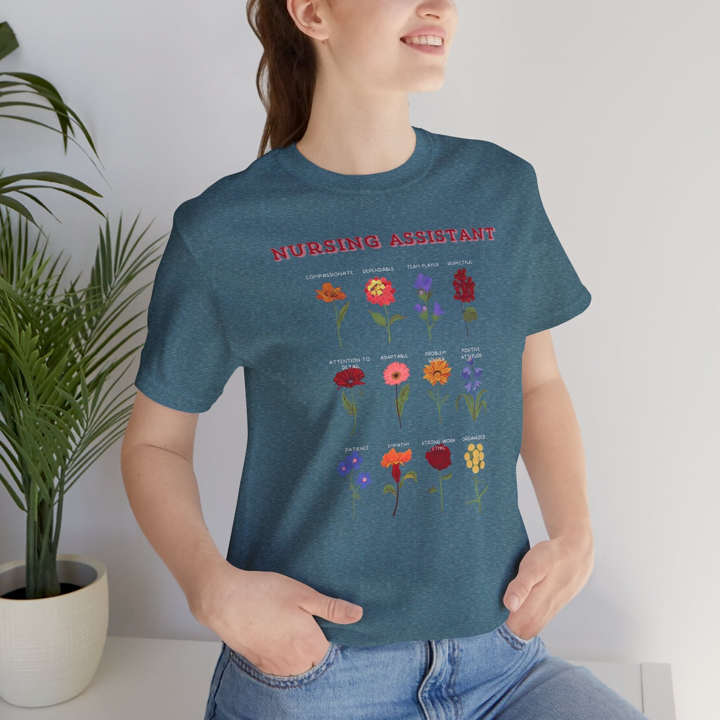 Flower Power Nursing Assistant T-shirt