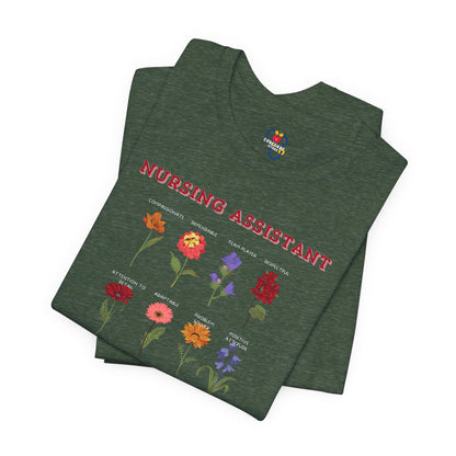 Flower Power Nursing Assistant T-shirt