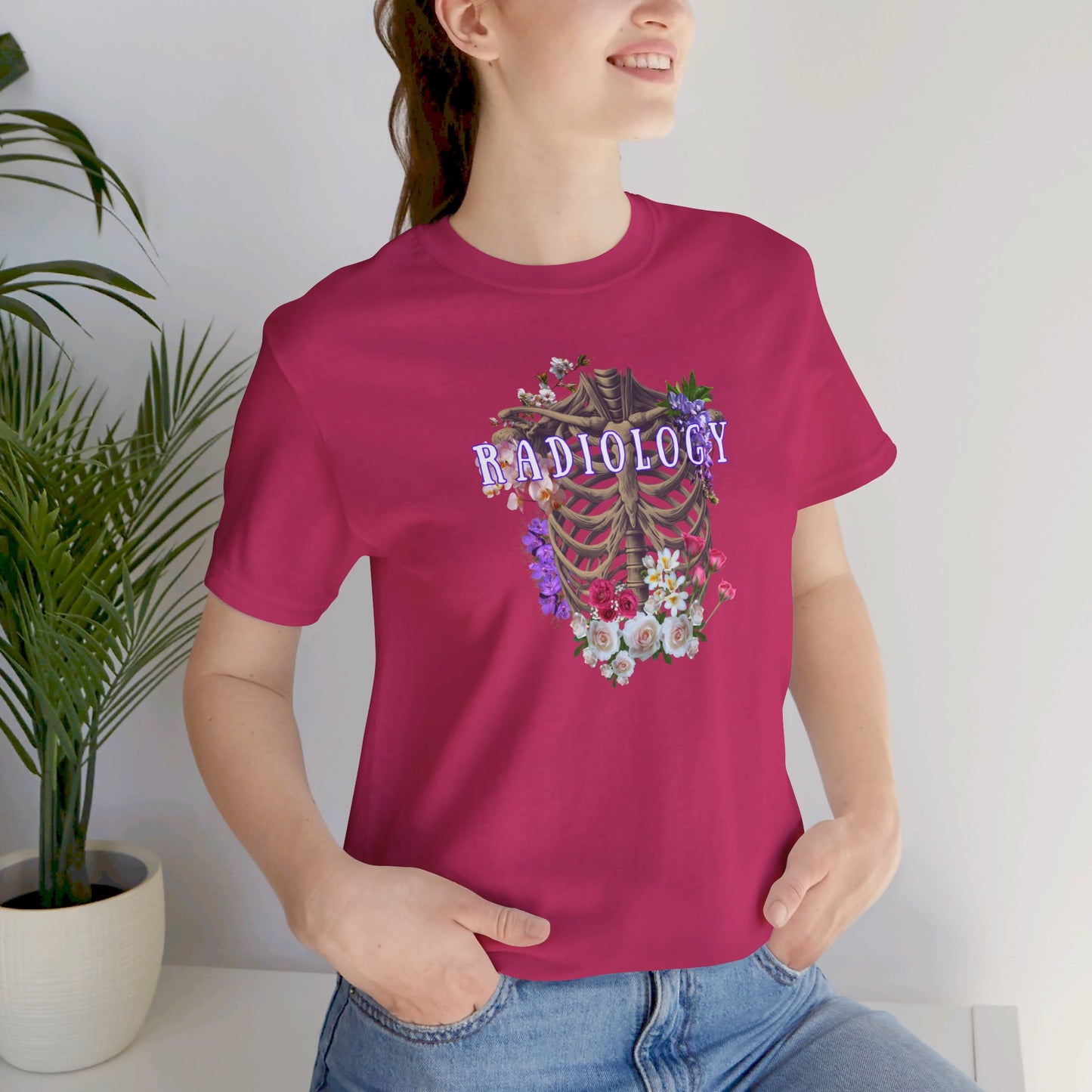 Floral Rib Radiology T-shirt