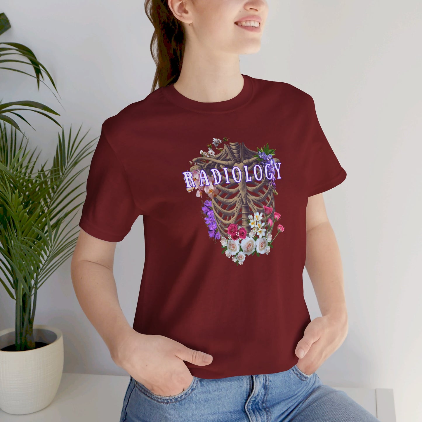 Floral Rib Radiology T-shirt