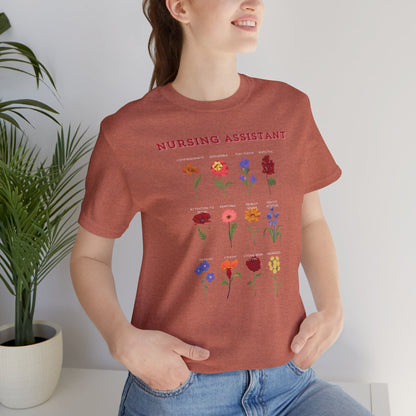 Flower Power Nursing Assistant T-shirt