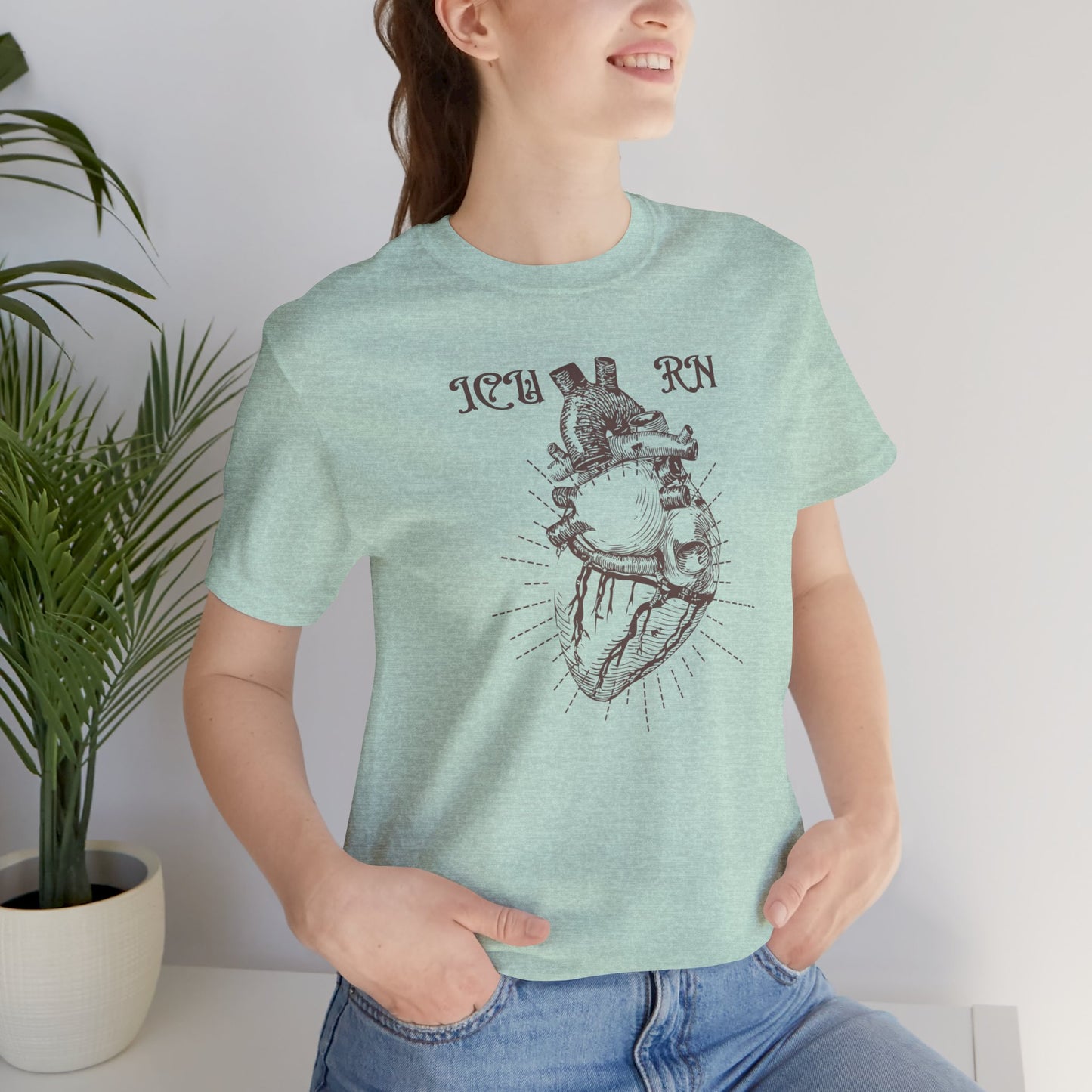 Big Heart ICU Nurse T-shirt