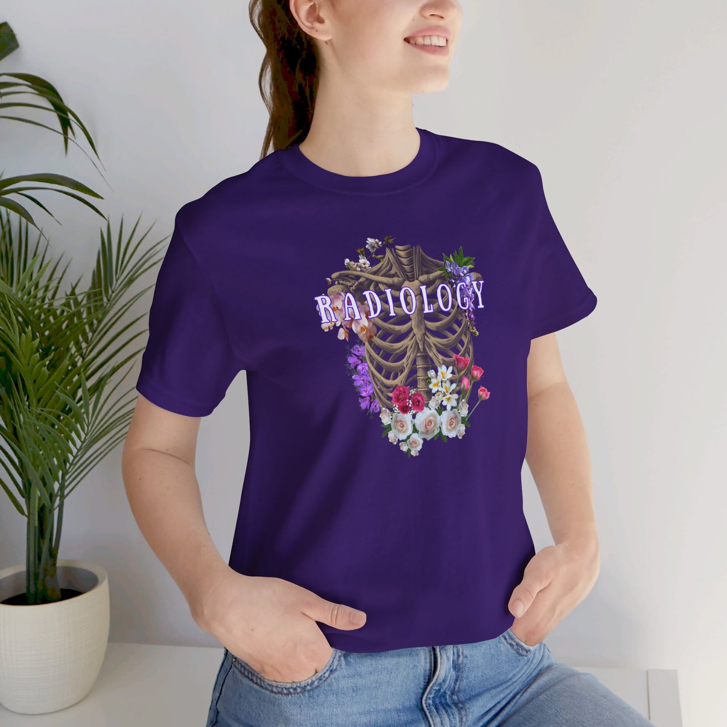 Floral Rib Radiology T-shirt